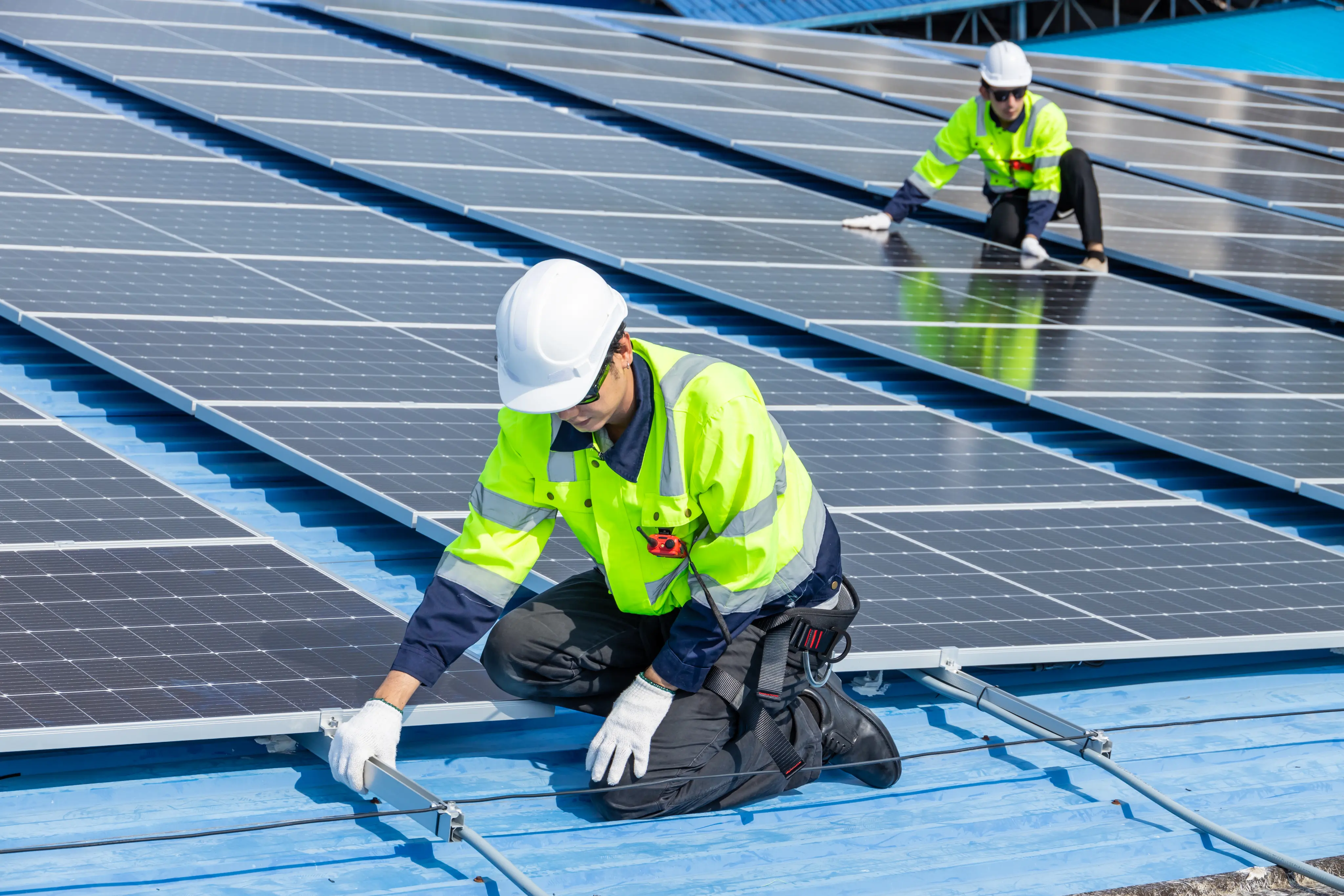 Hayward engineering team on site